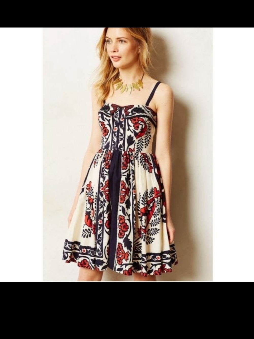 ISO Anthropologie Yoana Baraschi Sweetwater Summer Dress Sundress Size 8 or 10